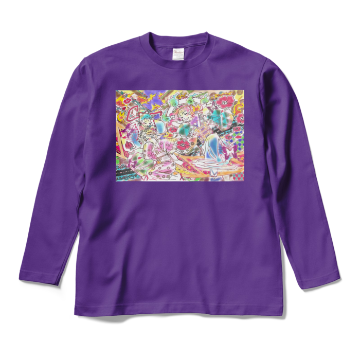 ロングスリーブTシャツ - M - パープル