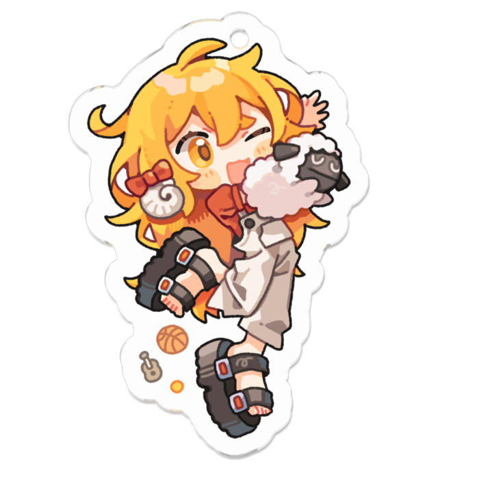 アクリルキーホルダー - 50 x 50 (mm)