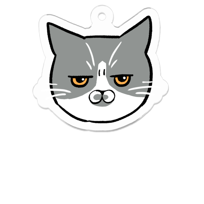 アクリルキーホルダー - 50 x 50 (mm)