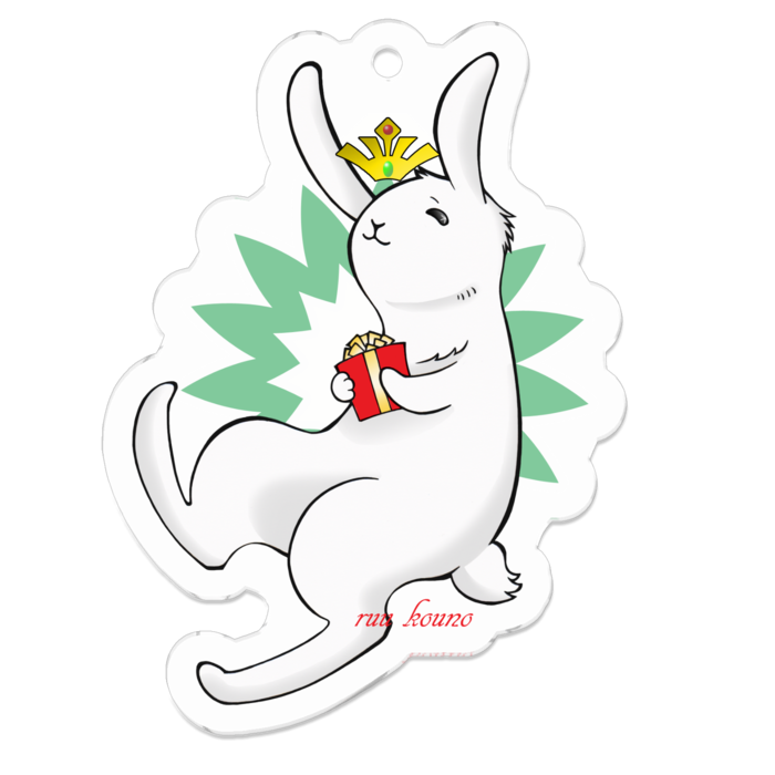 アクリルキーホルダー - 50 x 50 (mm)