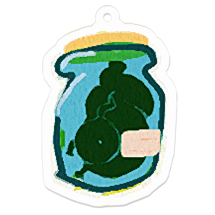 アクリルキーホルダー - 50 x 50 (mm)