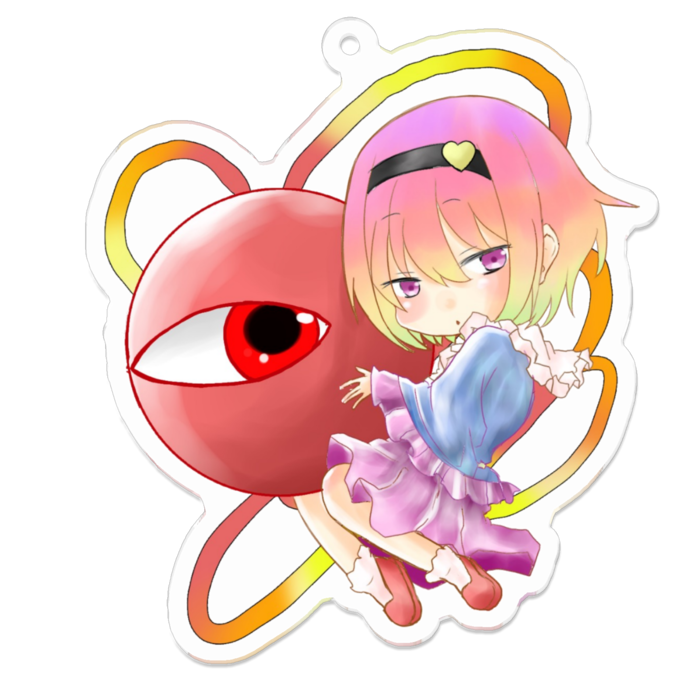 アクリルキーホルダー - 70 x 70 (mm)