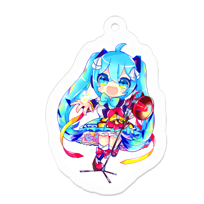アクリルキーホルダー - 50 x 50 (mm)