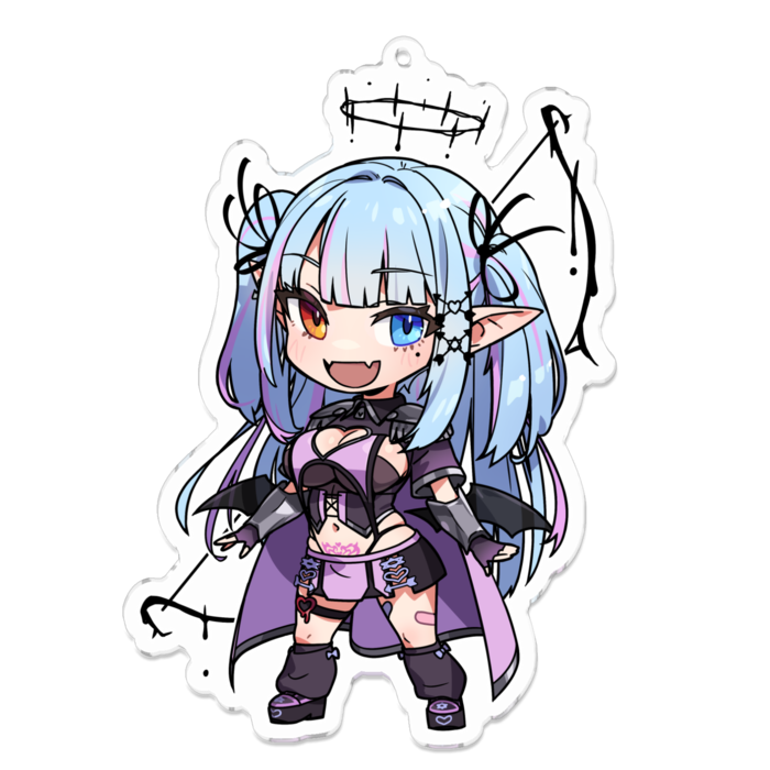 アクリルキーホルダー - 100 x 100 (mm)