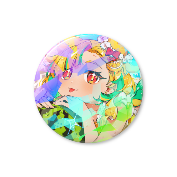 ホログラム缶バッジ - 44mm