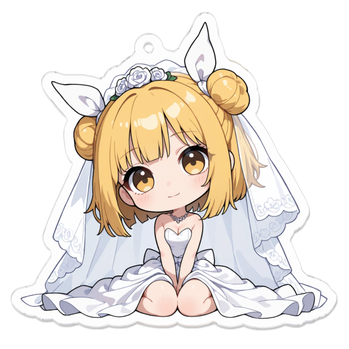 アクリルキーホルダー - 70 x 70 (mm)(キャラのみ)