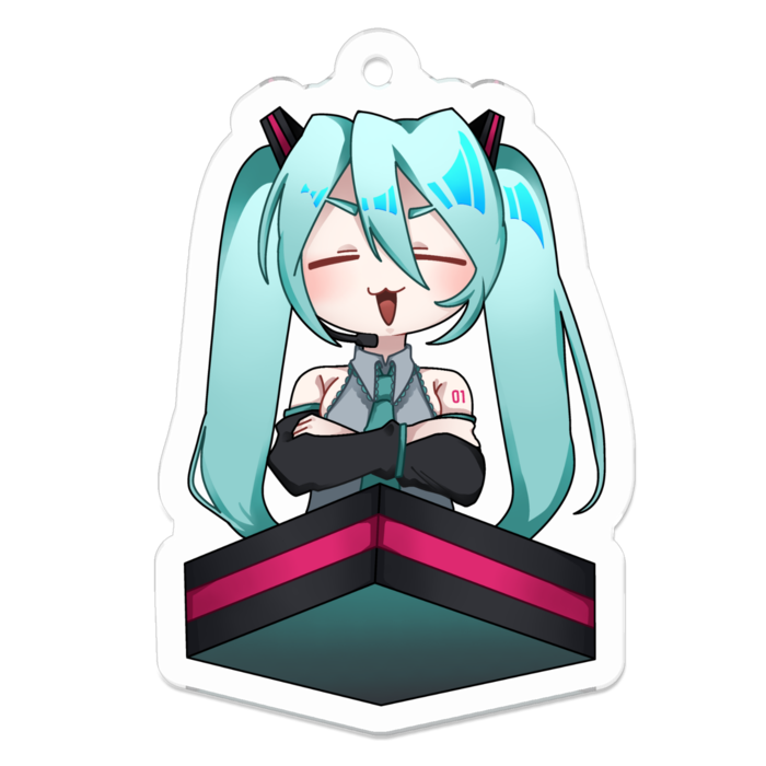 アクリルキーホルダー - 50 x 50 (mm)