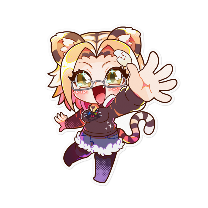 ゲームの姿ステッカー - 160 x 160 (mm)