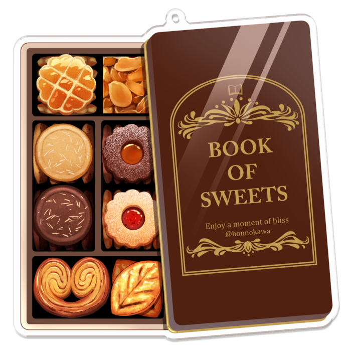 クッキーアクリルキーホルダー - 100 x 100 (mm)(1)