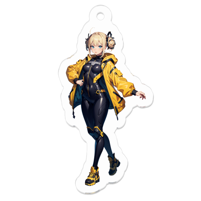 アクリルキーホルダー - 50 x 50 (mm)