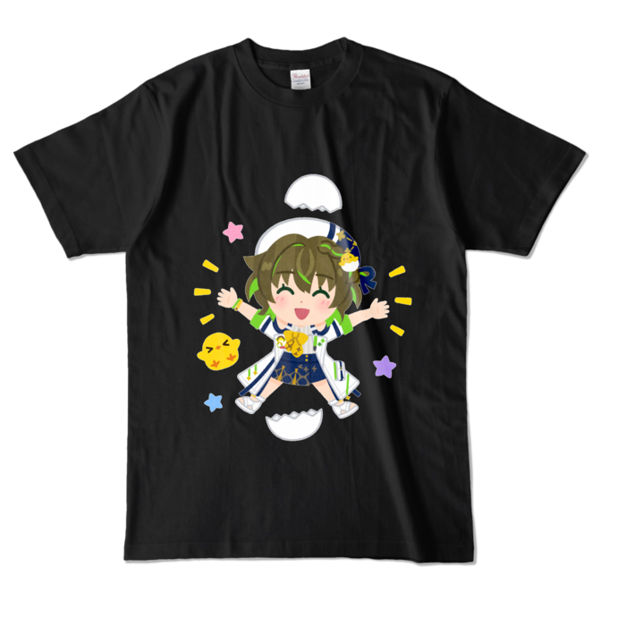 カラーTシャツ - L - ブラック (濃色)