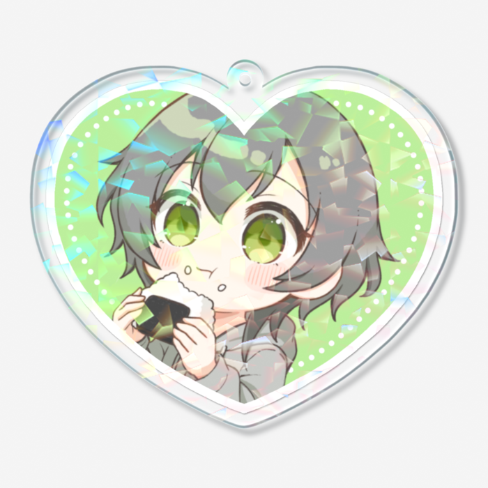 ホログラムアクリルキーホルダー - 70 × 70mm