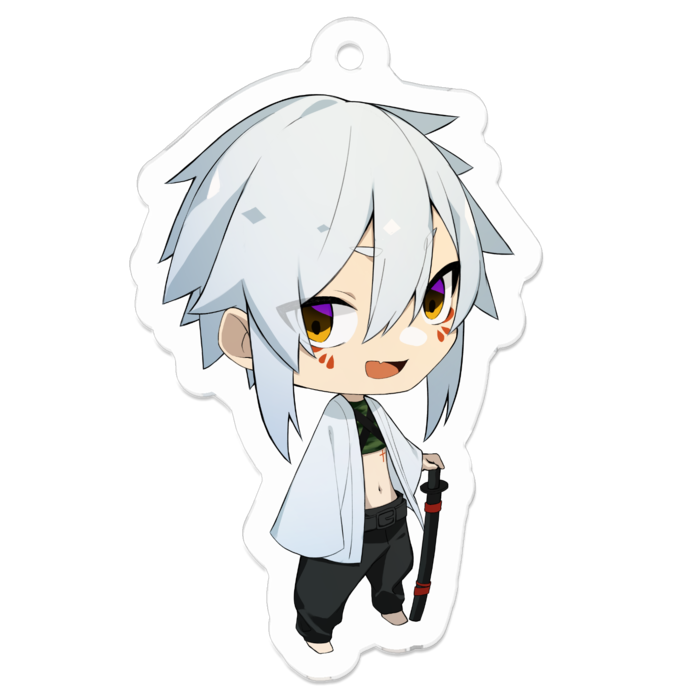 アクリルキーホルダー(コーティング) - 50 x 50 (mm)