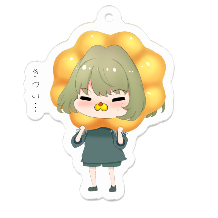 アクリルキーホルダー - 50 x 50 (mm)