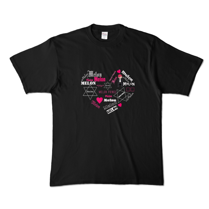 カラーTシャツ - XL - ブラック (濃色)