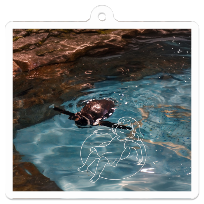 アクリルキーホルダー - 50 x 50 (mm)