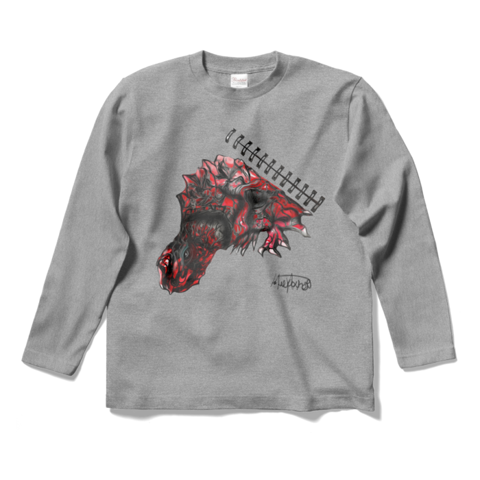 ロングスリーブTシャツ - S - 杢グレー