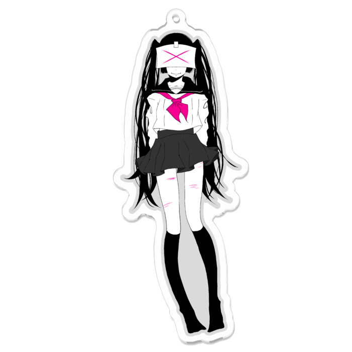 アクリルキーホルダー（コーティング） - 100 x 100 (mm)