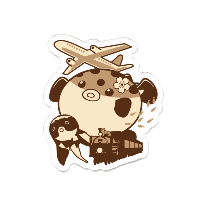 アクリルバッジ - 50 x 50 (mm)