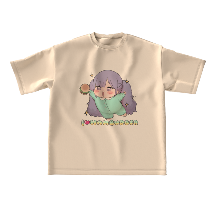 ビッグシルエットTシャツ - L - ブラウン