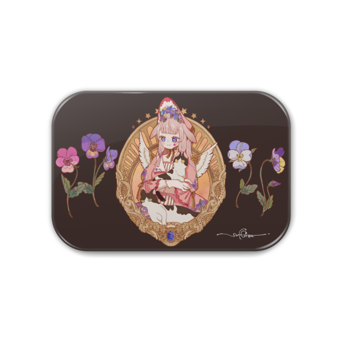 缶バッジ - 角丸 76x51mm