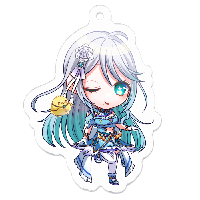 アクリルキーホルダー - 50 x 50 (mm)
