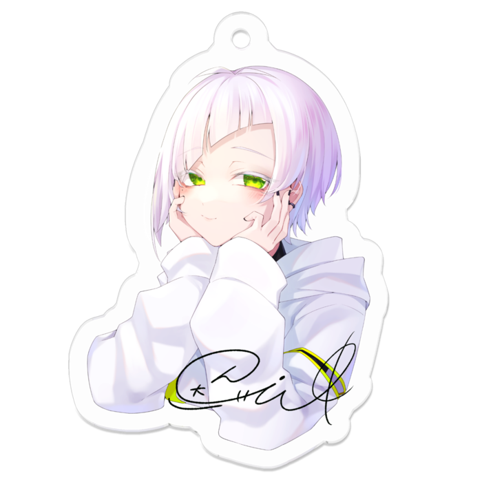 半年記念イラストアクリルキーホルダー(背景無し/サイン付き)