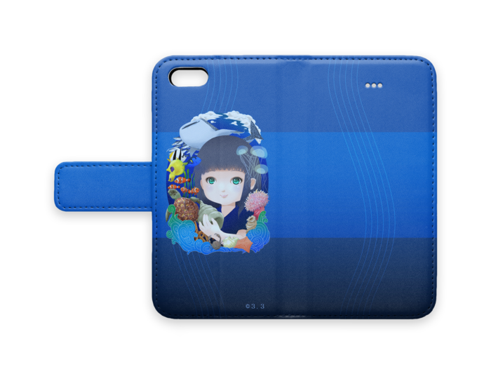 手帳型iPhoneケース - iPhone5 - ストラップ穴 なし