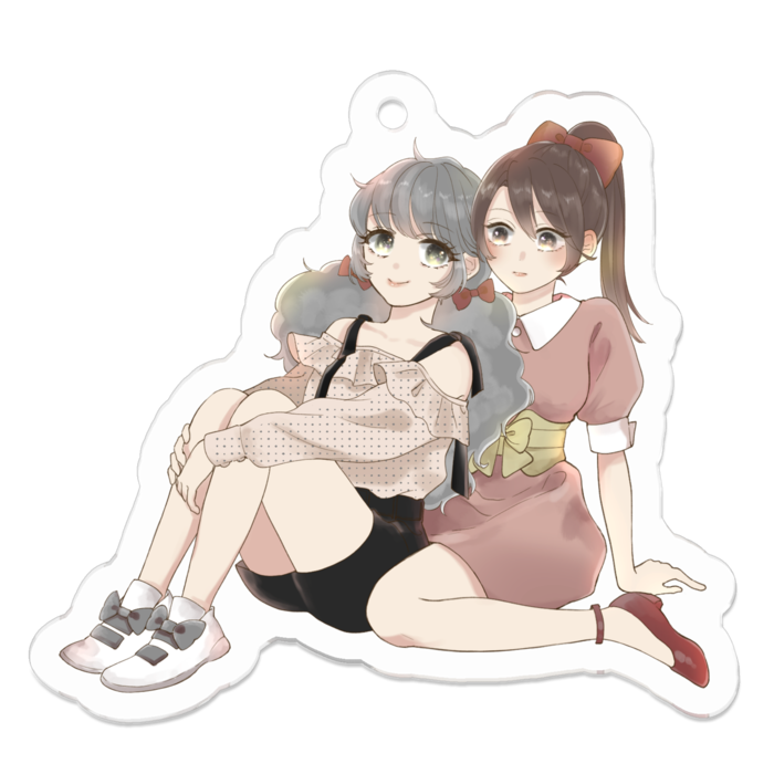 アクリルキーホルダー - 50 x 50 (mm)