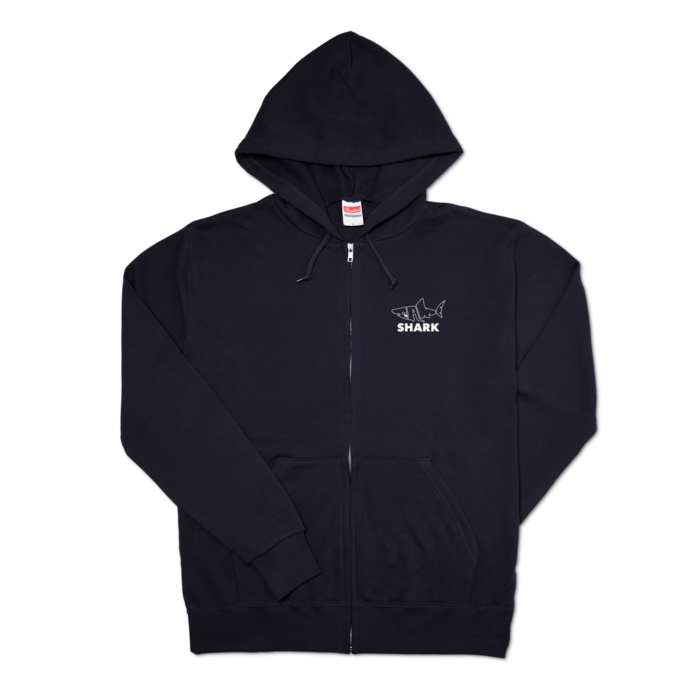 ジップパーカー - L - ネイビー