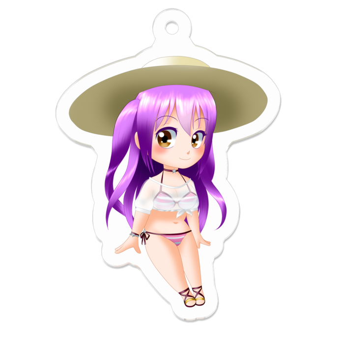 アクリルキーホルダー - 50 x 50 (mm)