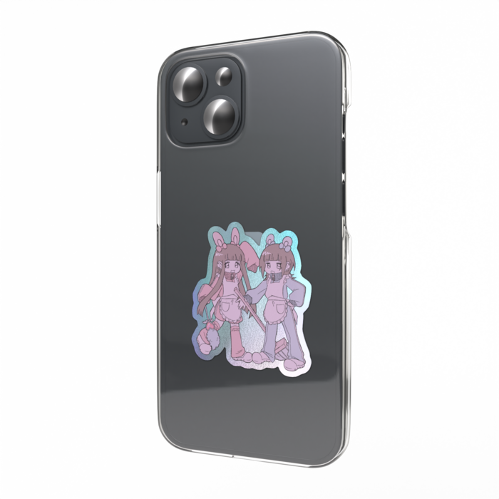 オーロラスマホステッカー - 縦