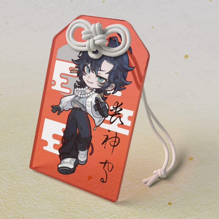 アクリルお守り - 50 × 80mm