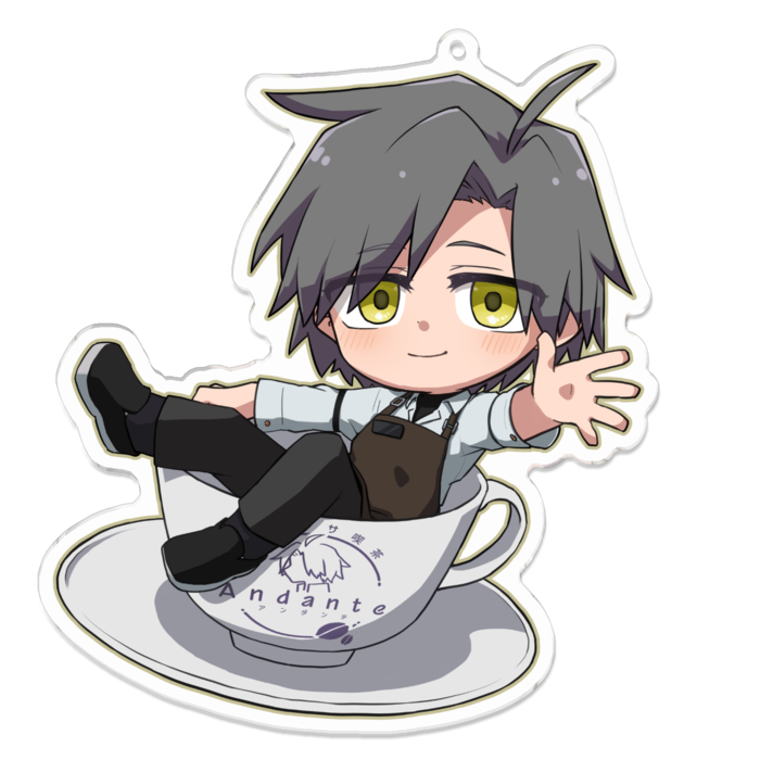 アクリルキーホルダー - 100 x 100 (mm)たむちん