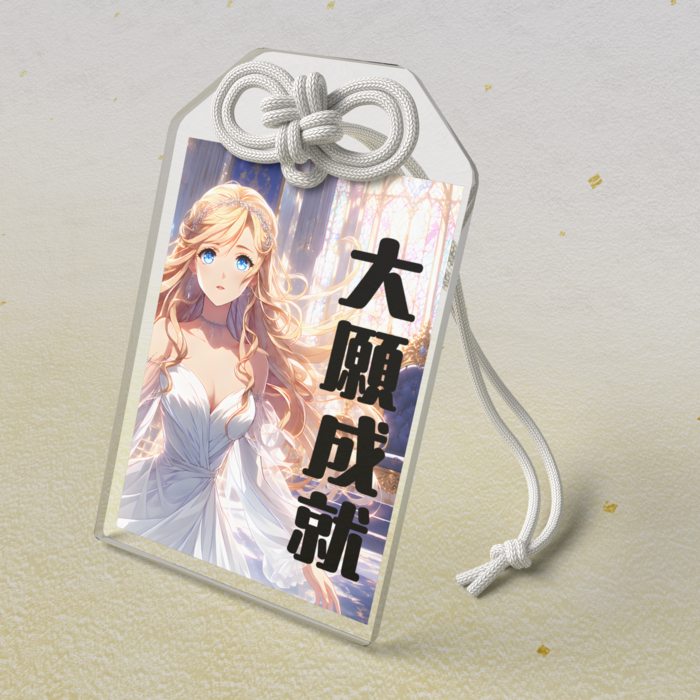 アクリルお守り - 50 × 80mm
