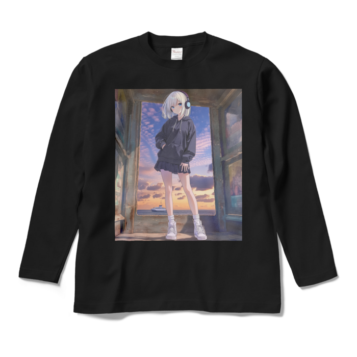 ロングスリーブTシャツ - M - ブラック