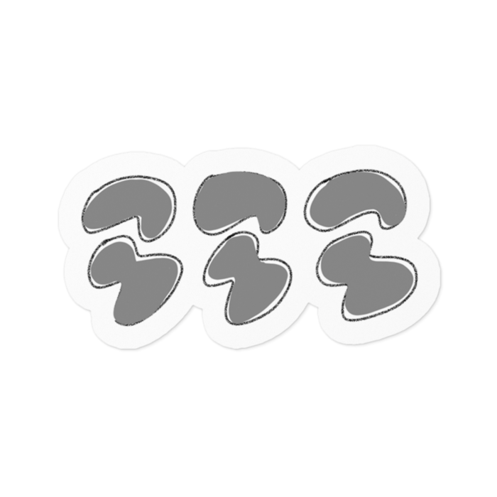 ステッカー - 100 x 100 (mm)
