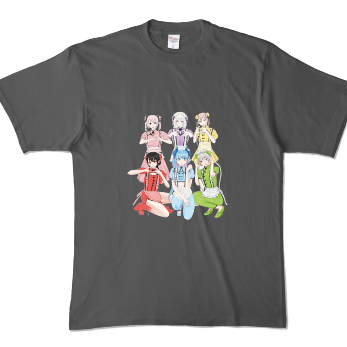 カラーTシャツ - XL - チャコール (濃色)