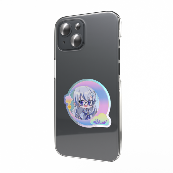 オーロラスマホステッカー（typeA） - W55 × H91mm