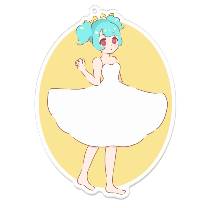 アクリルキーホルダー - 100 x 100 (mm)