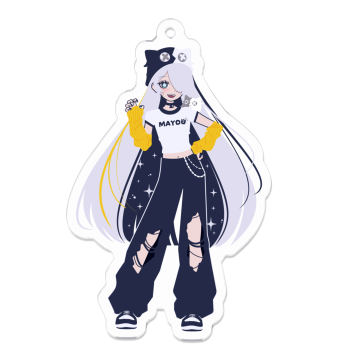 アクリルキーホルダー - 70 x 70 (mm)