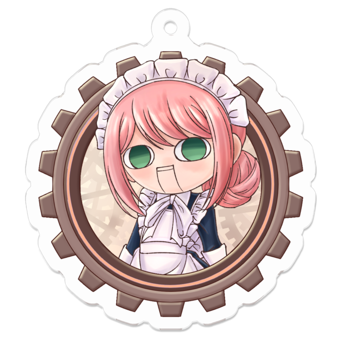 アクリルキーホルダー - 50 x 50 (mm)