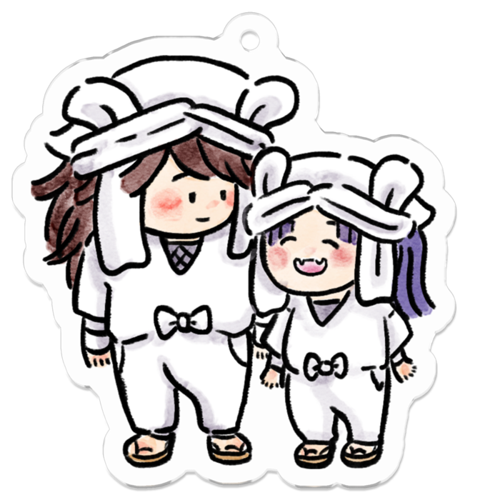 アクリルキーホルダー - 50 x 50 (mm)