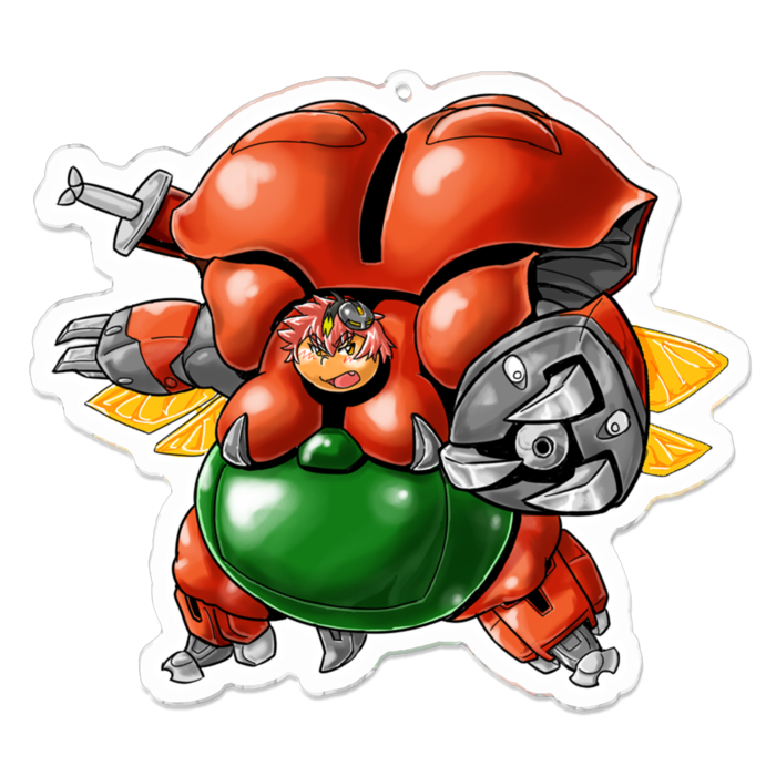 アクリルキーホルダー - 100 x 100 (mm)