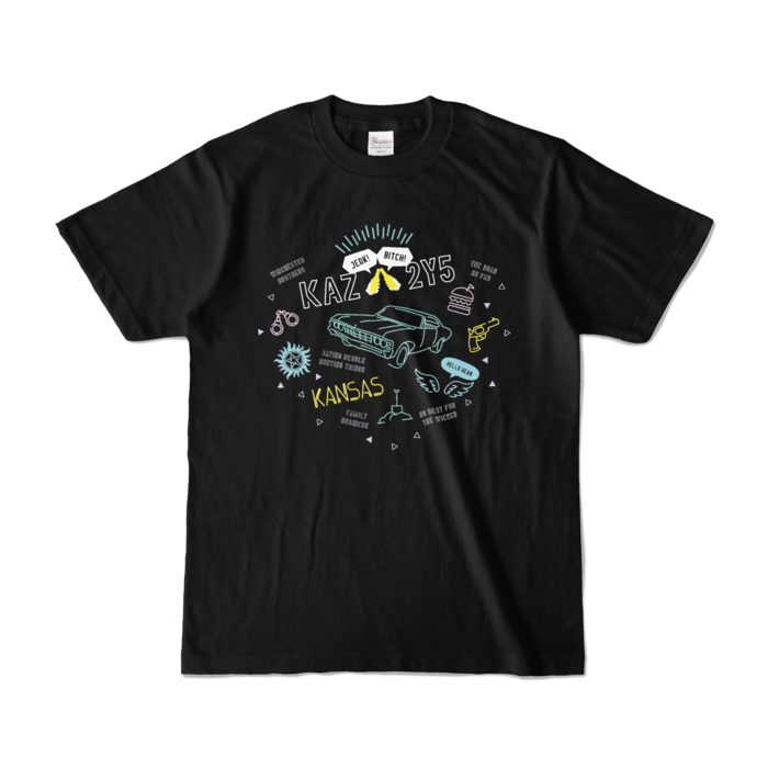 カラーTシャツ - S - ブラック (濃色)