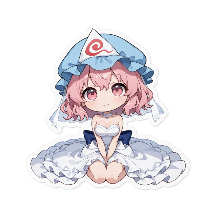 ステッカー - 100 x 100 (mm)(キャラのみ)