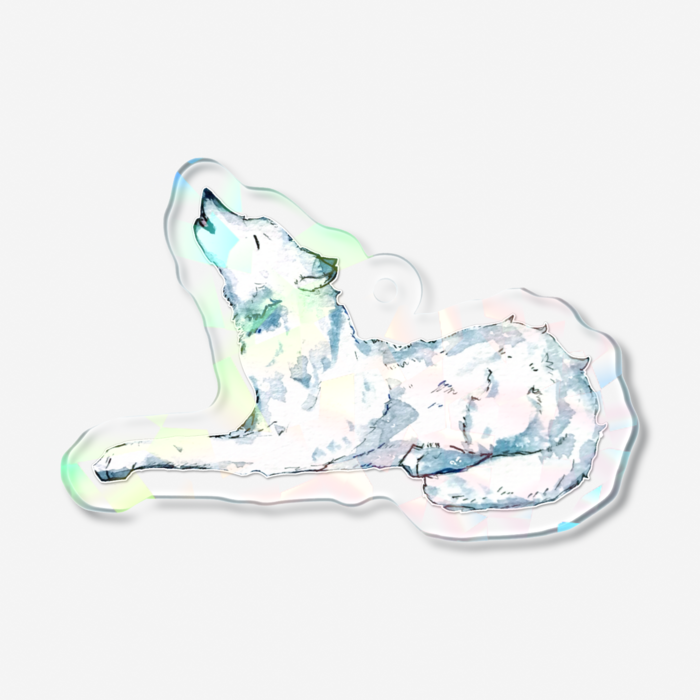 ホログラムアクリルキーホルダー - 50 × 50mm