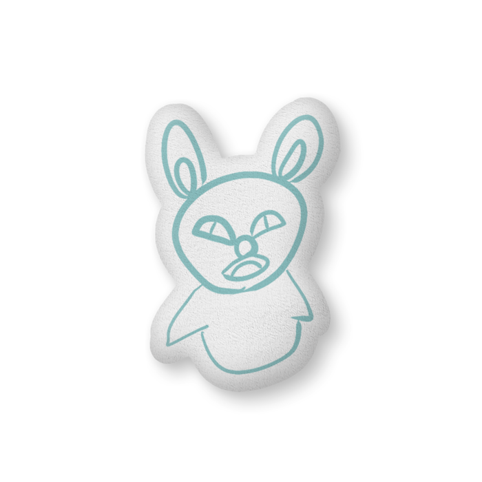 ふかふかクッション illust:ぴゅん（H56×W36cm） - 片面