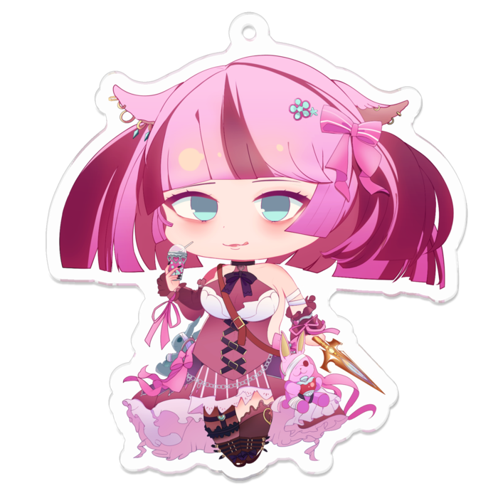 アクリルキーホルダー - 70 x 70 (mm)