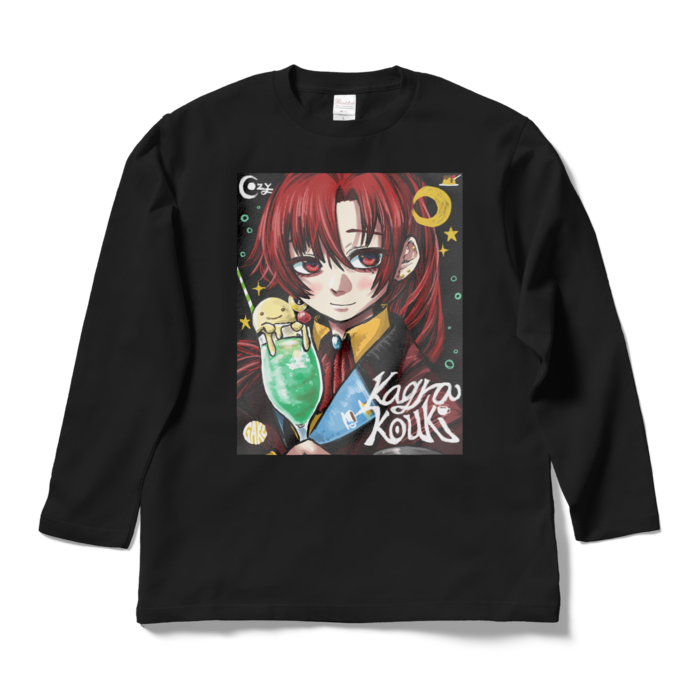 ロングスリーブTシャツ - L - ブラック